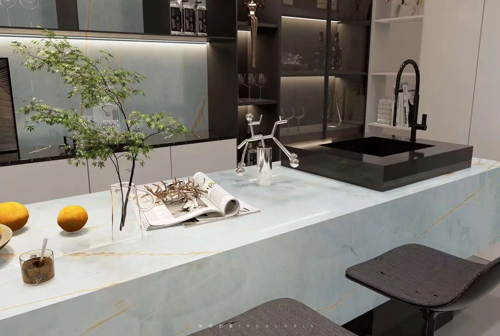 Brazil Luxury Stone for Countertop Home Decoration
