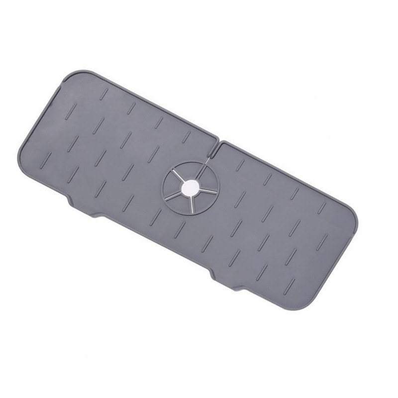 Kitchenguard Silicone Faucet Handle Drip Catcher Tray Silicone Sink Faucet Mat