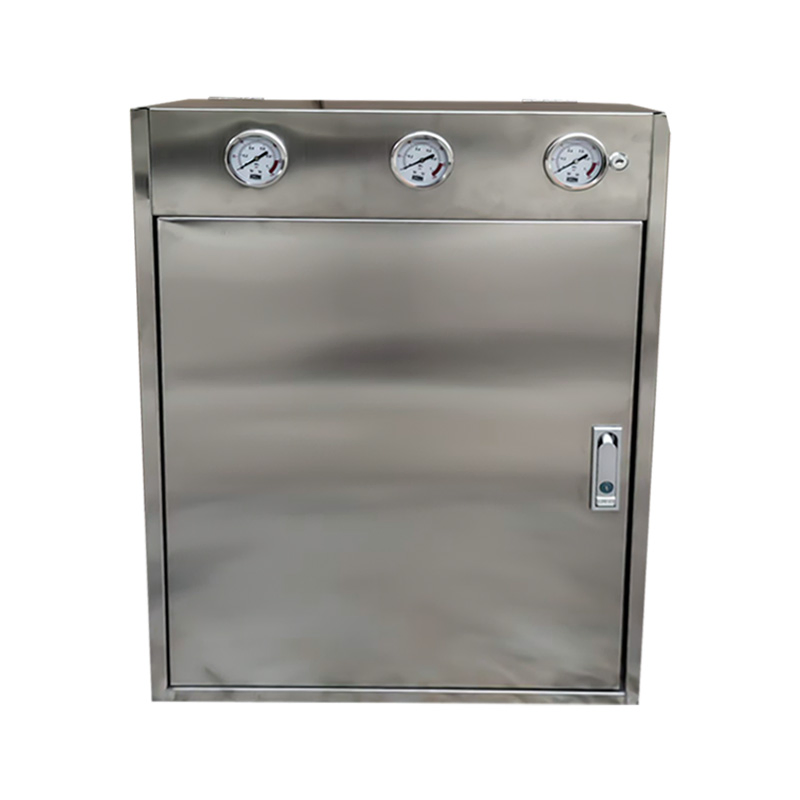 20 Inch High Pressure Big Blue 3 Stage Water Filter Housing with Stainless Steel Cover