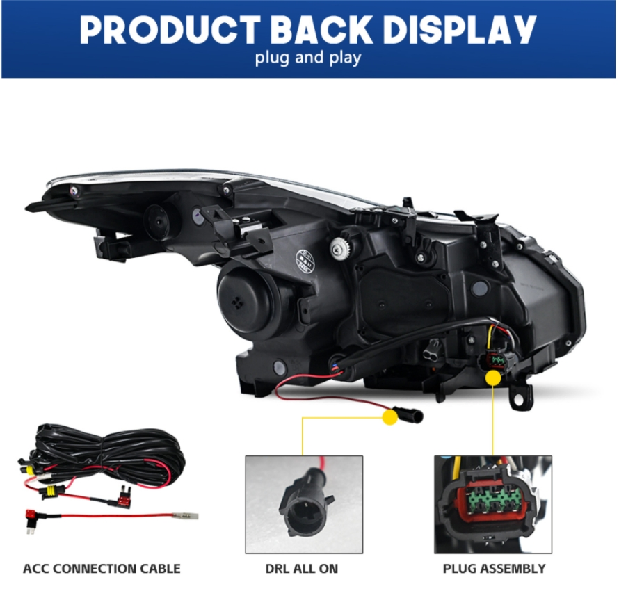 Фара головного света Infiniti G37/G25/Q40 2010-13 LED