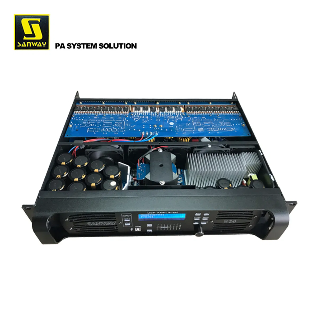 D14 2X7000W Stereo DSP Network Power Amplifier with WiFi Function