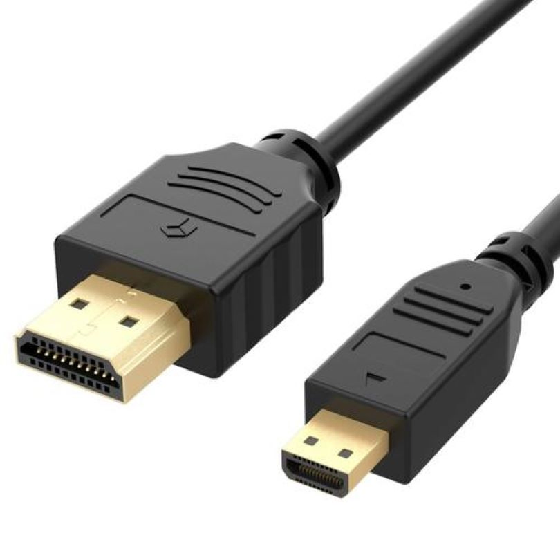 Moulded V2.0 4k Micro HDMI Cable (Type A to Type D)