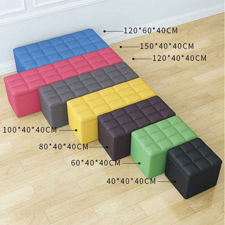 Lowest-Priced Rectangular Sofa Storage Stool Storage Household Shoe Bench