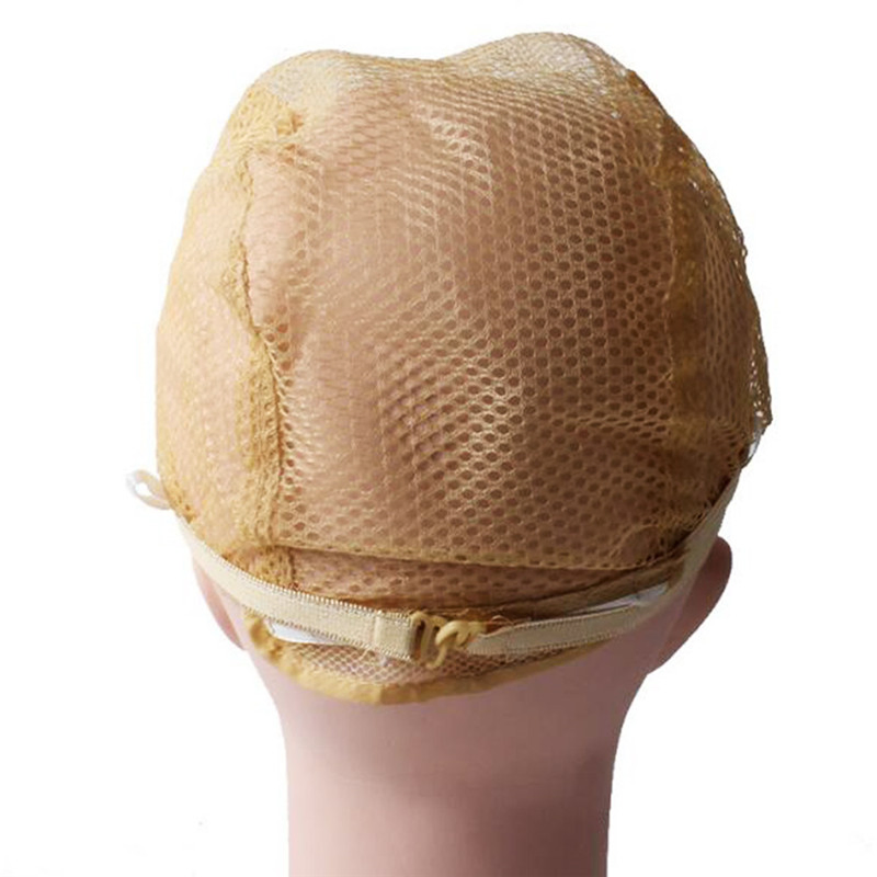 High Quality Wig Cap Making Wigs Straps Breathable Mesh Weaving 3 Styles Black Beige Brown