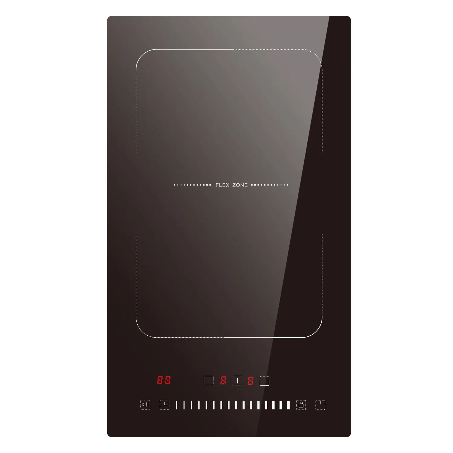 Domino Series Manufacturer Wholesale Dual Induction Stove with Flex Zone Function