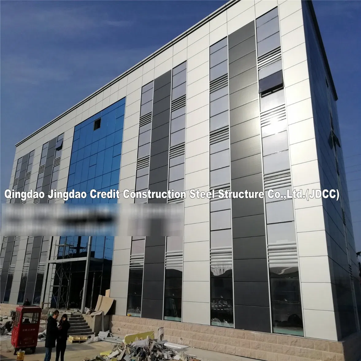 Sandwich Panel Sliding Door with Man Door