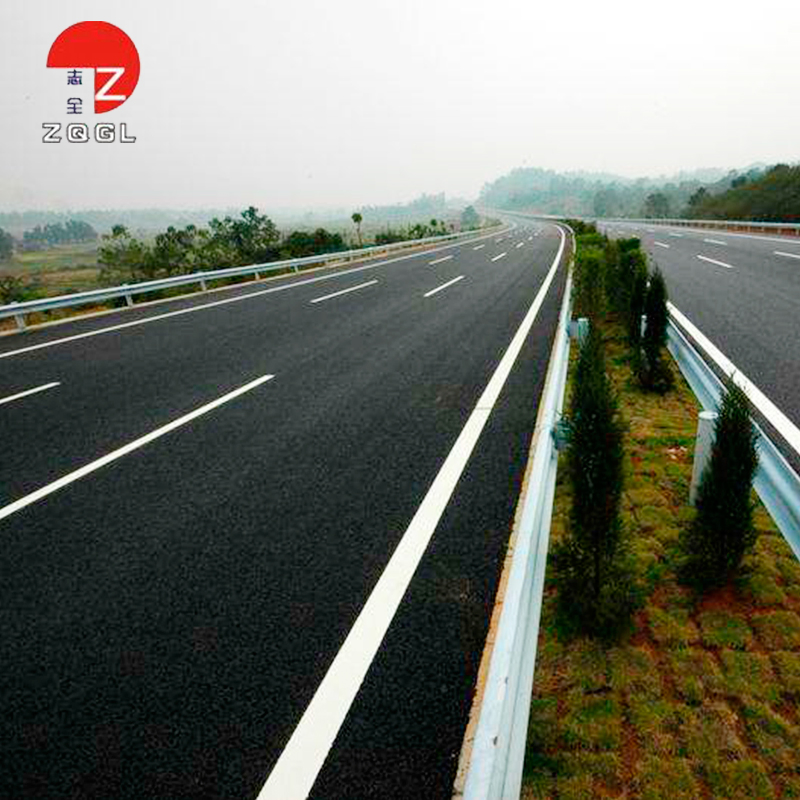 Cast Iron Heavy Guardrail Manufacturers Steel Structure Two Waves Highway Guardrail Customized W-Beams Road Safety Barrier