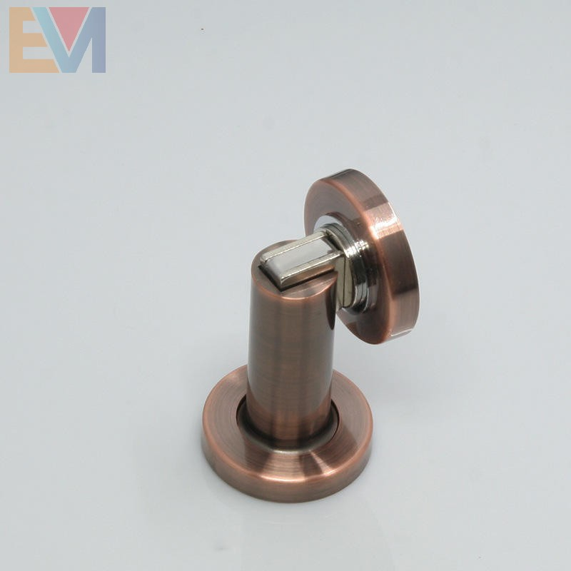 Decorative Floor Door Protector for Hotels Modern Design Zinc Alloy Door Stopper