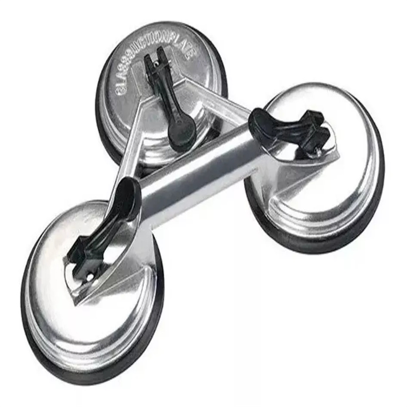 Трехголовый алюминиевый вакуумный присоскодержатель