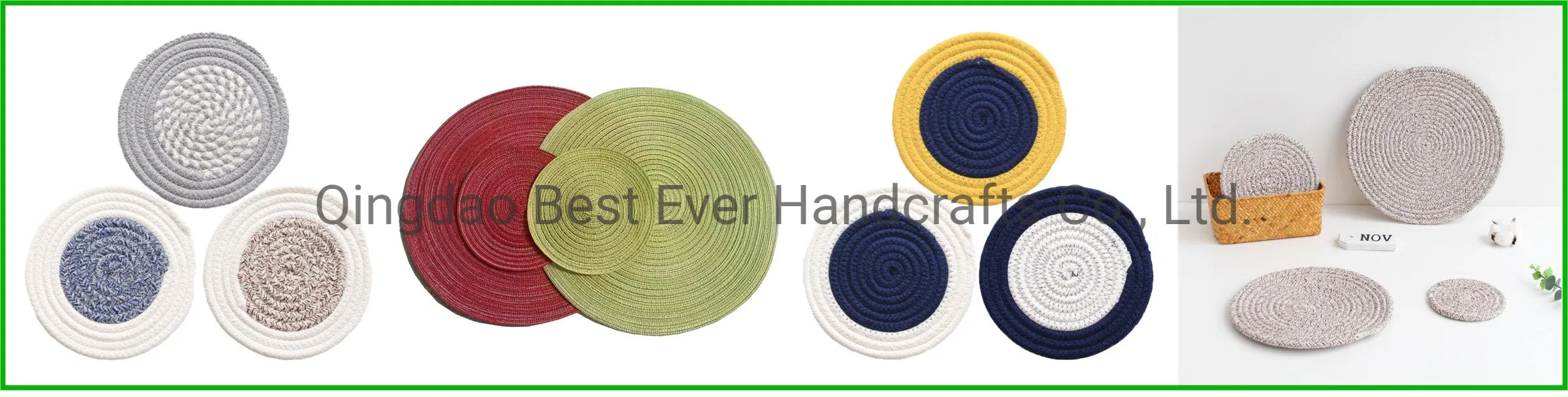 Elegant Washable Place Mat for Beer Cups and Dining Settings