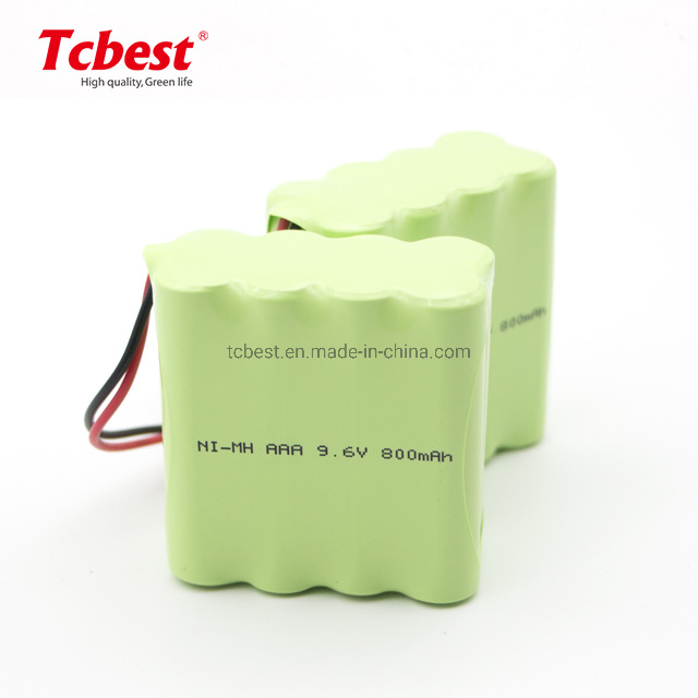 Factory Directly Supply 9.6V AAA Hr03 NiMH Rechargeable Battery Pack for E-Toys Player