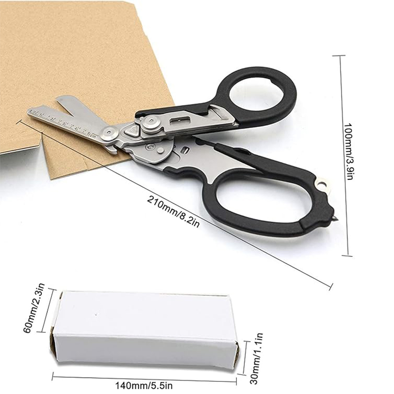 Тактические складные ножницы для выживания