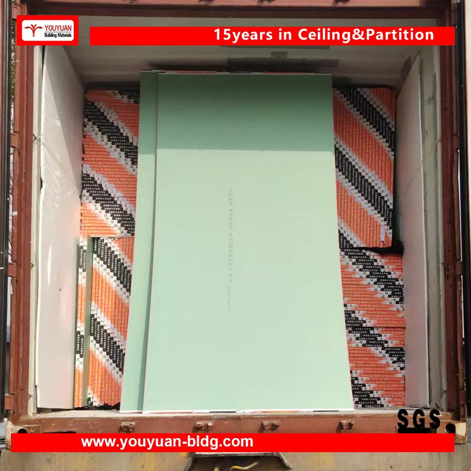 Plaster Board Drywall Partition PVC Gypsum Board Drywall Ceiling for Wholesale