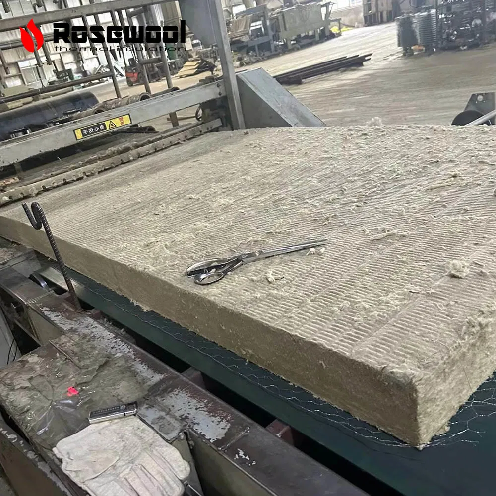 Large Stock Fire Retardant & Fireproof Material Rock Wool Board