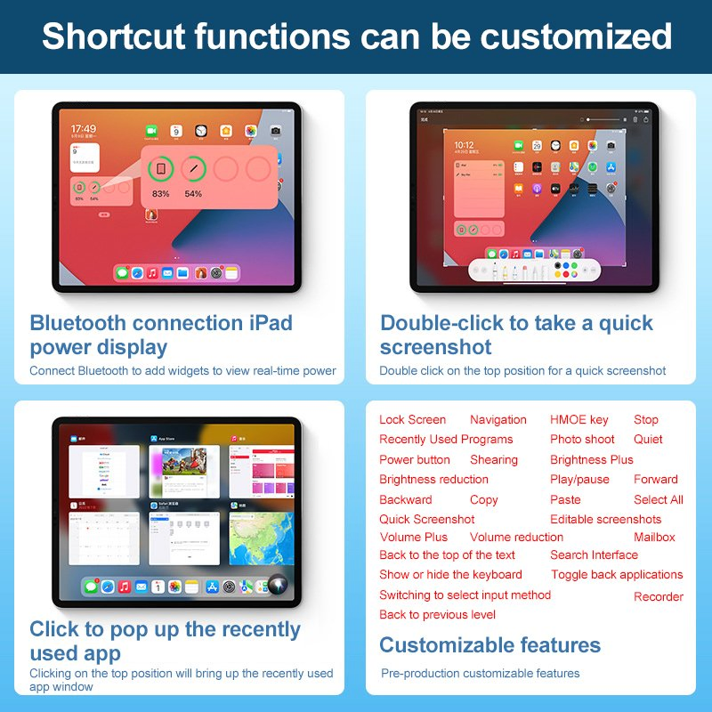 Стилус с беспроводной зарядкой для iPad Pencil 2