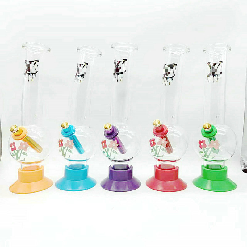 Wholesale Louis V Glass Water Smoking Pipe 25cm