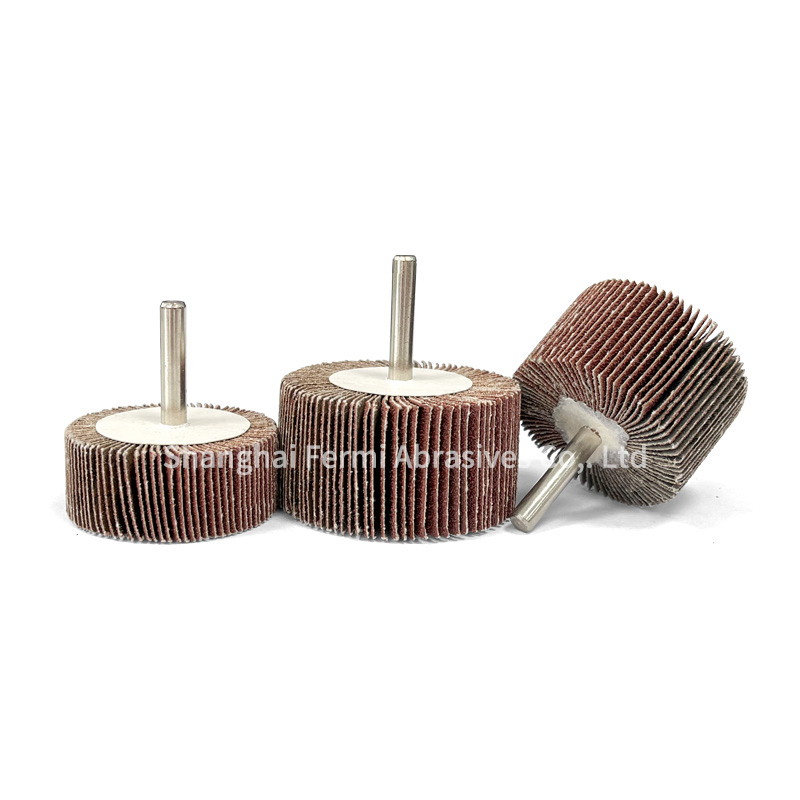 50*25*6mm, P60, Cotton Polishing Tools Abrasive Tools Flap Wheel for Metal