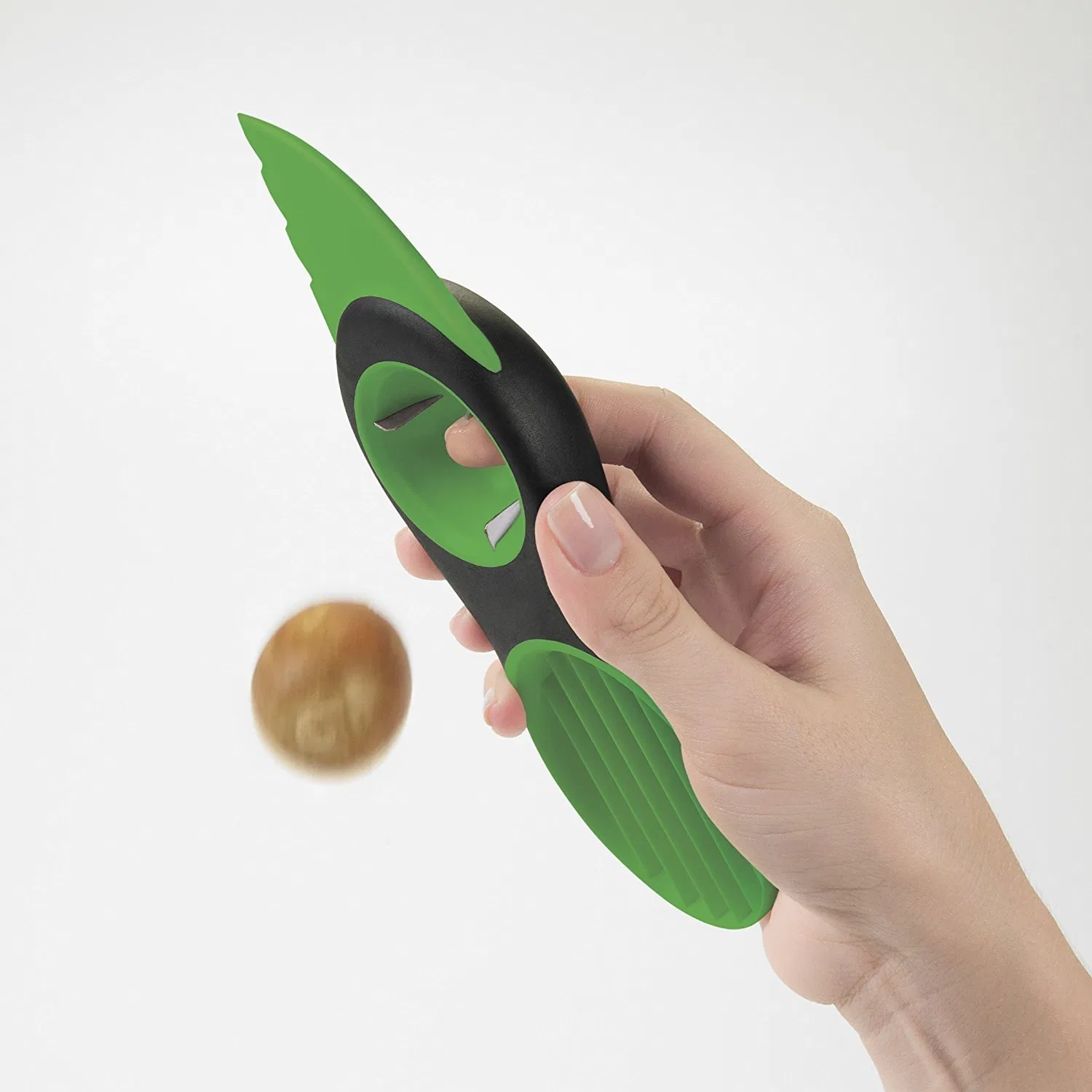 3in1 Avocado Shea Butter Fruit Plastic Slicer Cutter Knife Grips Avocado Slicer