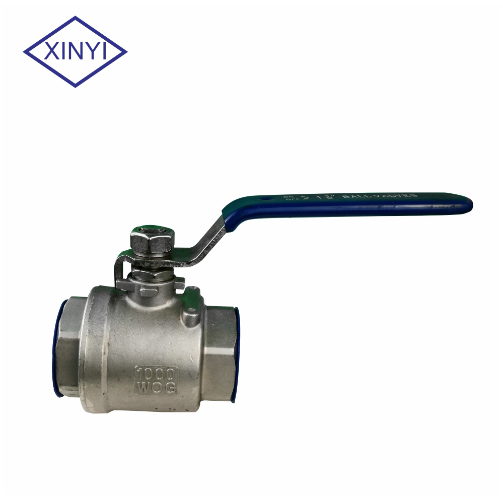 Xymfb Pn16 Stainless Steel Flange Connection 2-PC Manual Ball Valve Handle Extension