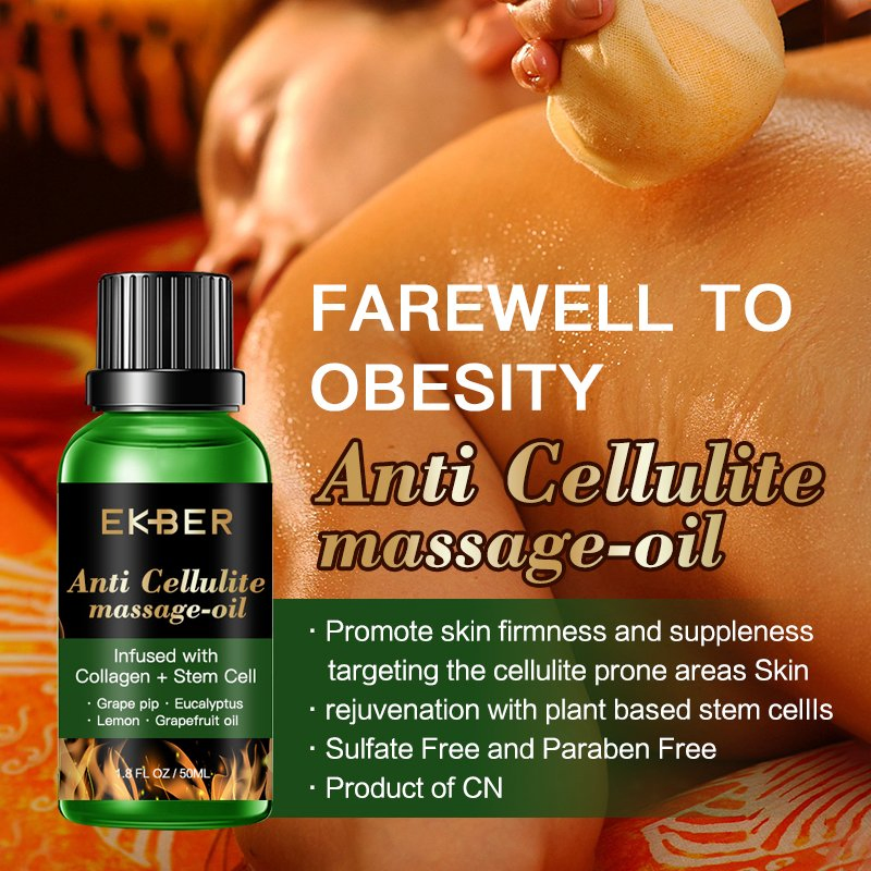 Customize Logo Body Fat Burning Slim Oil Slimming Massage Oil Ginger Oil