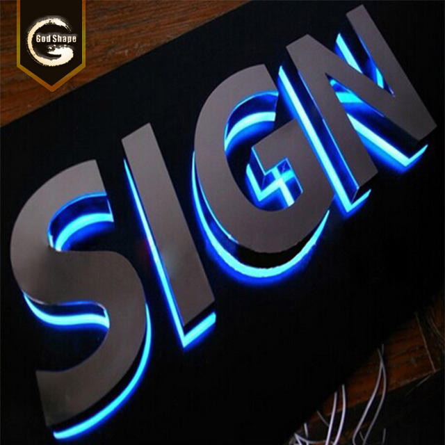 Backlit 3D LED Aluminium Alloy Metal Letters