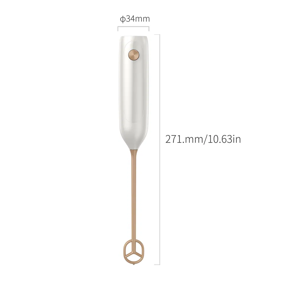 Automatic Milk Frother White Nobel Electric Whisk Foam Maker