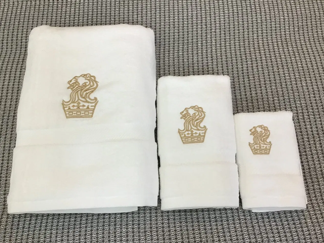 New Unisex 100% Cotton White Hotel Towels Egyptian Set