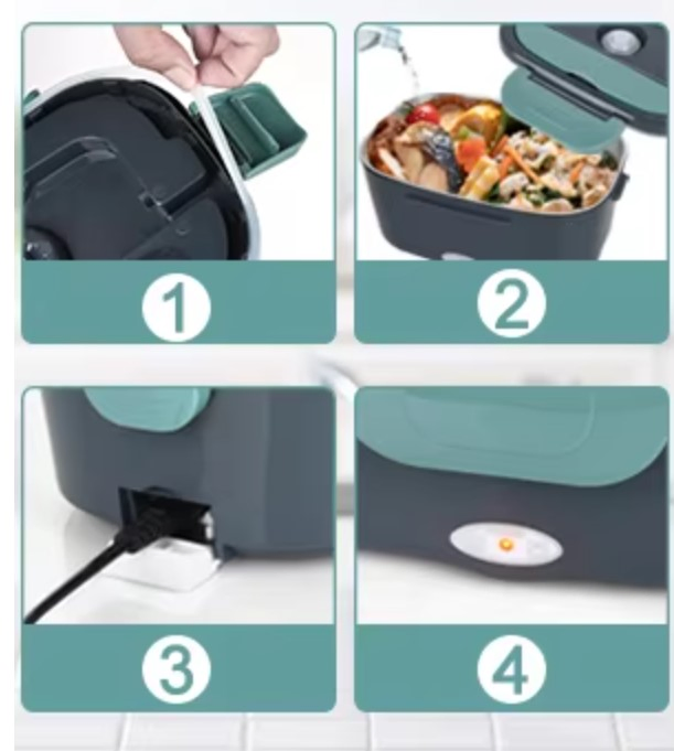 Lightweight Food Warmer Container Lunch Box with Food Grade PP Material Design