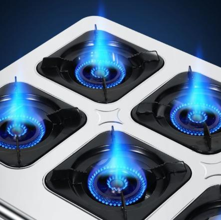 Premium Stainless Steel 4 Burner Gas Stove for Efficient Cooking
