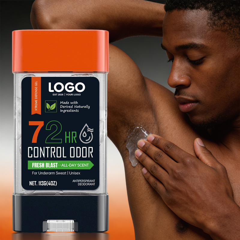 Guocui Bio Tech 72 Hour Protection Odor Control Sweat Block Invisible Gentle Fresh Scent Unisex Long Lasting Antiperspirant Deodorant Gel