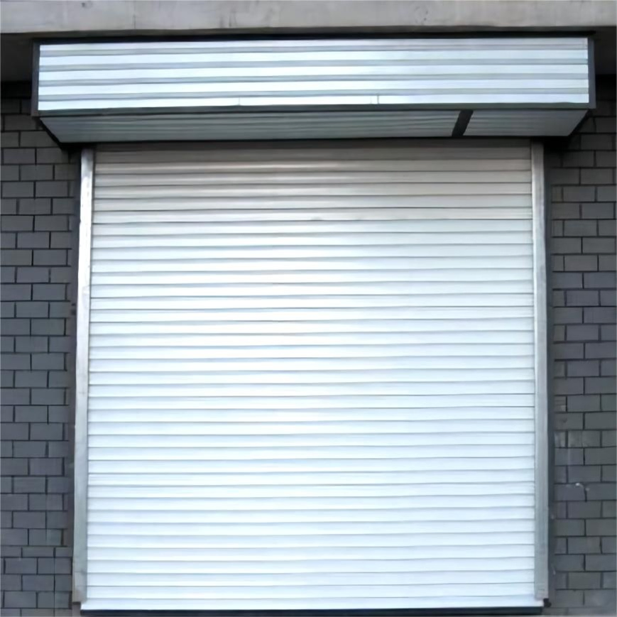 Industrial Exterior Gi Roller Shutter Galvanized Steel Iron Fire Rated Fire Prevention Fireproof Rolling Shutter Automatic Security Metal Entry Garage Door