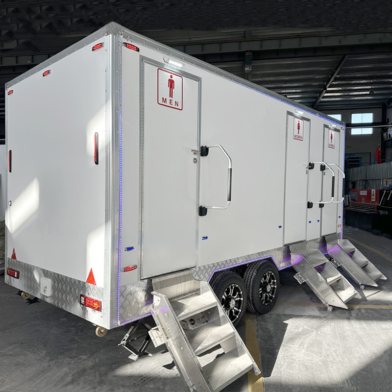 Shower Luxury Toilet Trailer Mobile Restroom for Sale