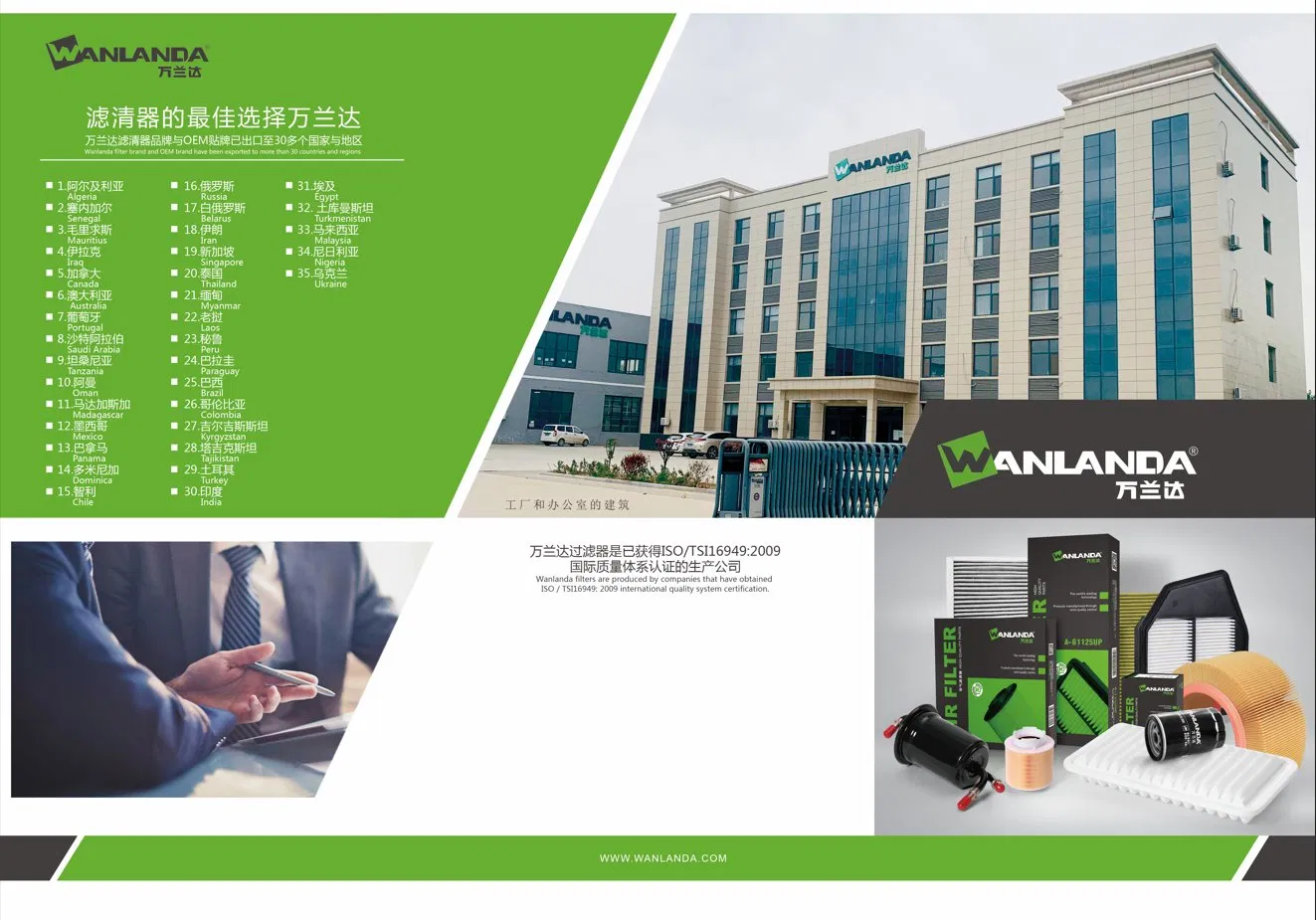 Wanlanda OE 90915-YZZE1 для Toyota и Geely