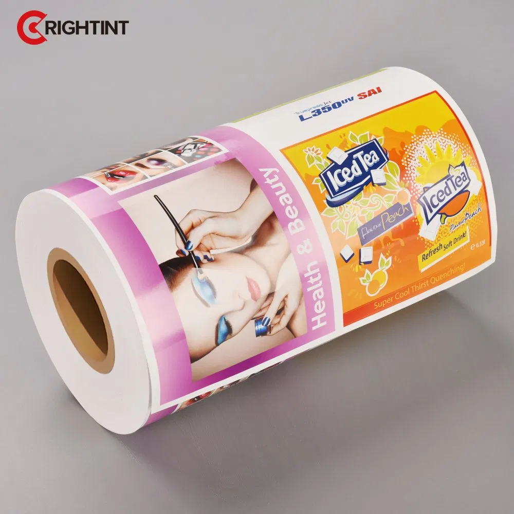 Glossy White BOPP Roll for UV Inkjet Warning Drum Vinyl Sticker