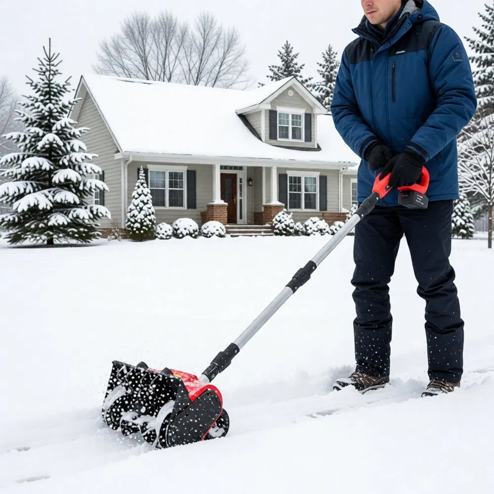 Cordless Lithium Battery Snow Blower for Effortless Snow Removal