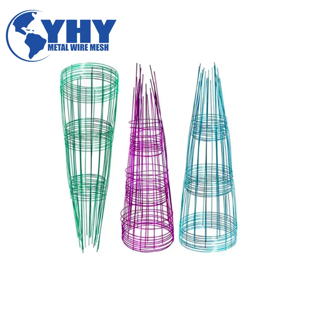 Metal Plant Supports for Flowers and Vegetables