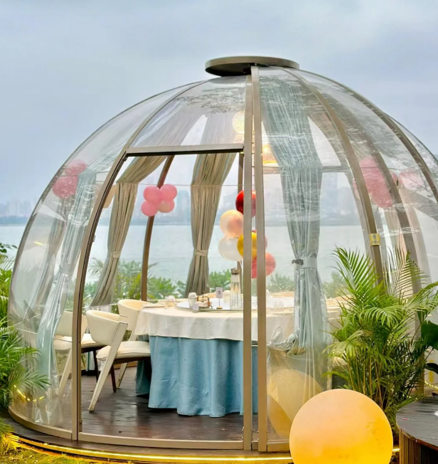 Premium Villa Bubble Dome - Windproof Heat Insulation for Outdoor Dining