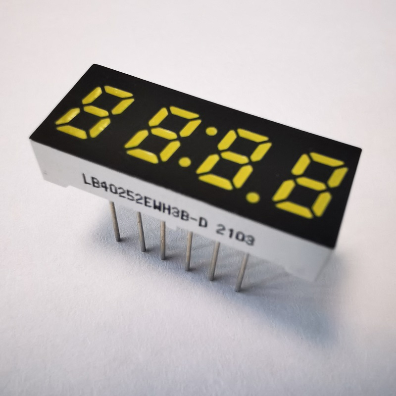 7 Segment LED Display 4 Digit 0.25inch White for Digital Timer
