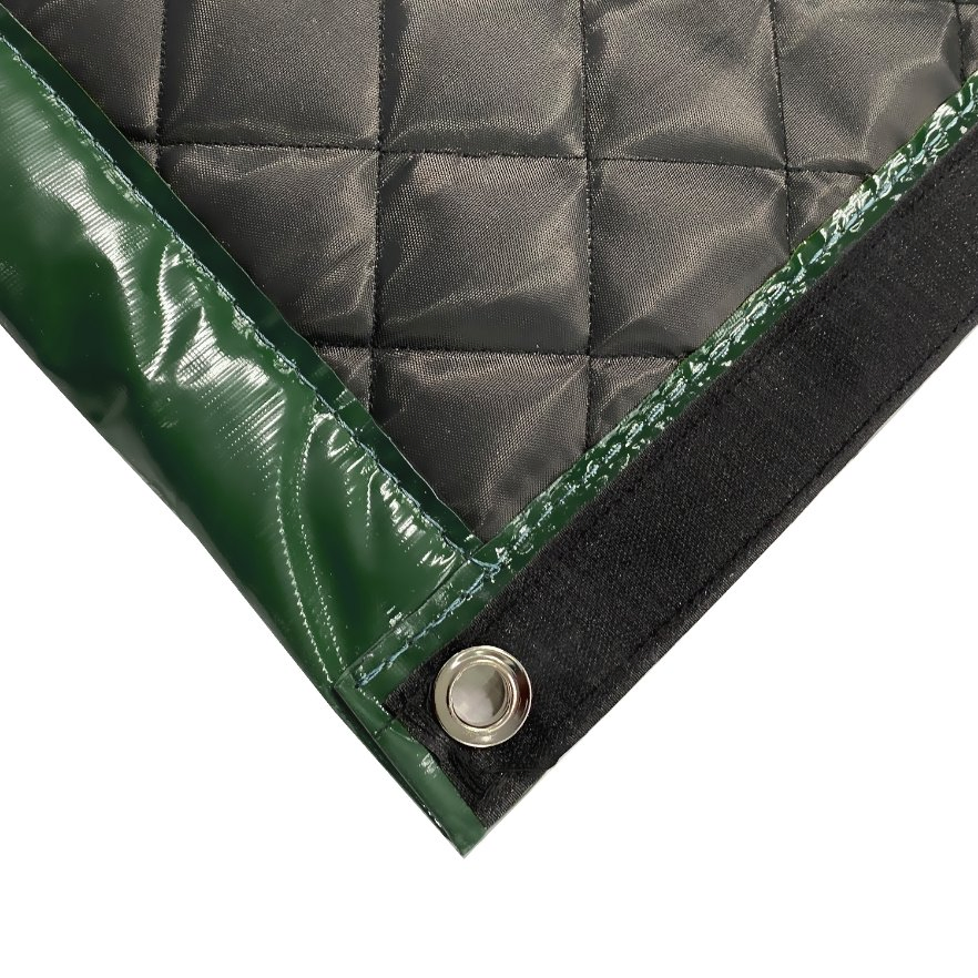 Factory Waterproof PVC Tarpaulin Sound Insulation Blanket for Construction Use Party Soundproof Blanket Sound Barrier Curtains