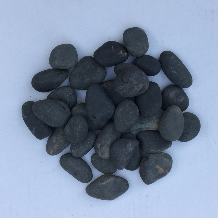 2-3cm Black Natural Pebble Stone