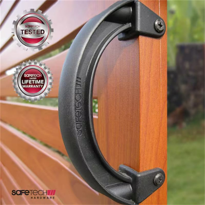 Safetech Hardware Gate Accessories Black Heavy-Duty Non-Corrosive Shdl-150 Gate Handle