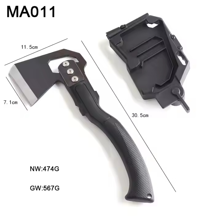 Damascus Camping Hammer Survival Hatchet Multi Tool Hammer Axe