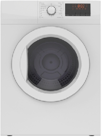 8kg Fully Automatic Heat Pump Front Loading Clothes Dryer Machine with LED Indicator