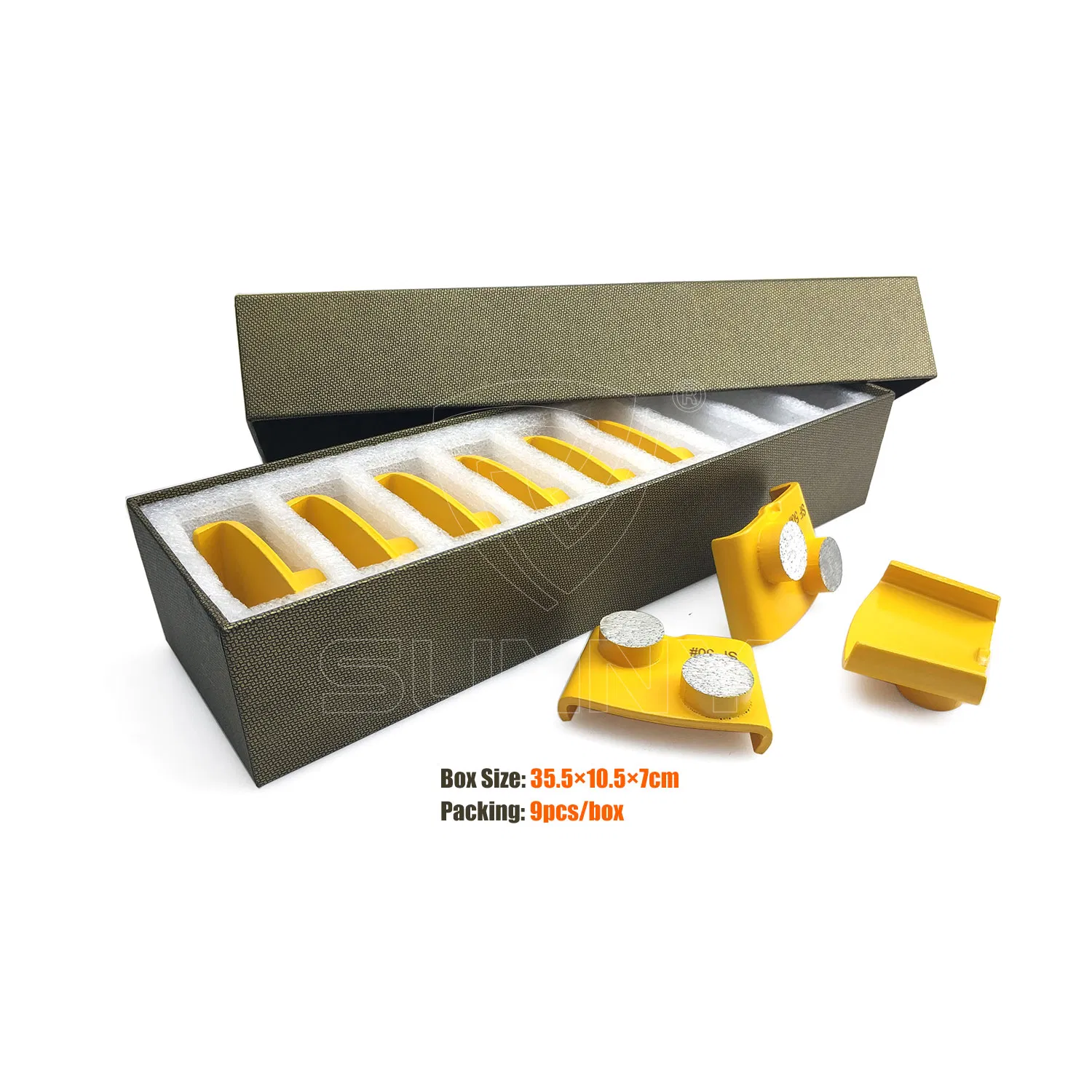 Алмазные сегменты для шлифовки бетонных полов Double Round