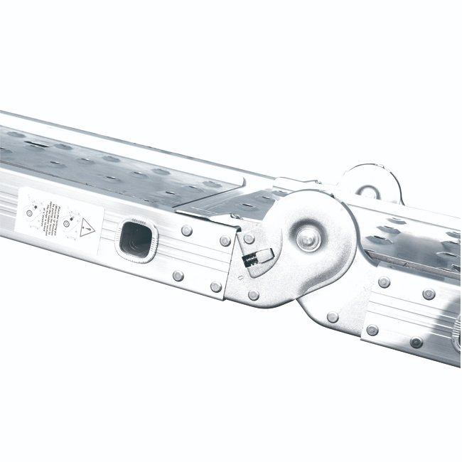 Strong and Easily Moved Versatile Folding Ladder with Splayed Foot