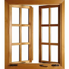  Double Glazing Solid Wood Casement Window