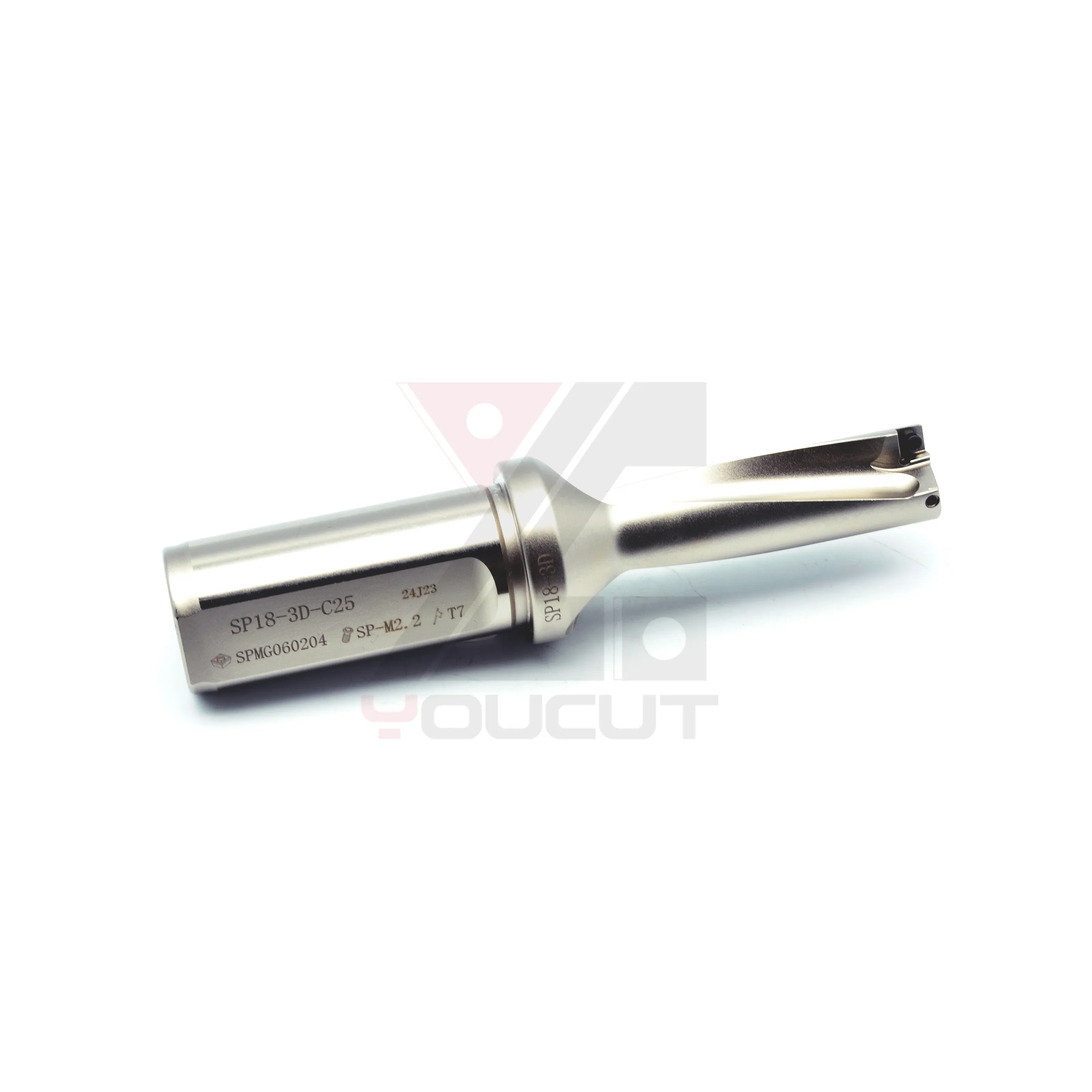 U Drill 3D Type Carbide Indexable Drill High Efficiency Deep Hole Drilling for Steel/Stainless/Iron Indexable Carbide Insert Drilling Tools CNC Machining