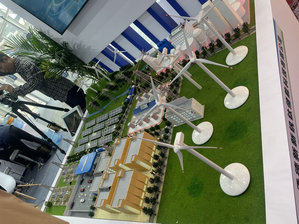 Customizable New Energy Model Sculpture for Office Exhibition Display