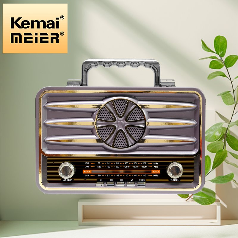 Portable Solar Panel Handheld Mini Wireless Speaker Digital High Sound Quality FM Radio