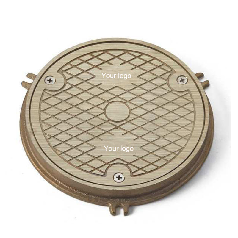 Cast Brass Drainages Round Floor Cleanout Cover Factory